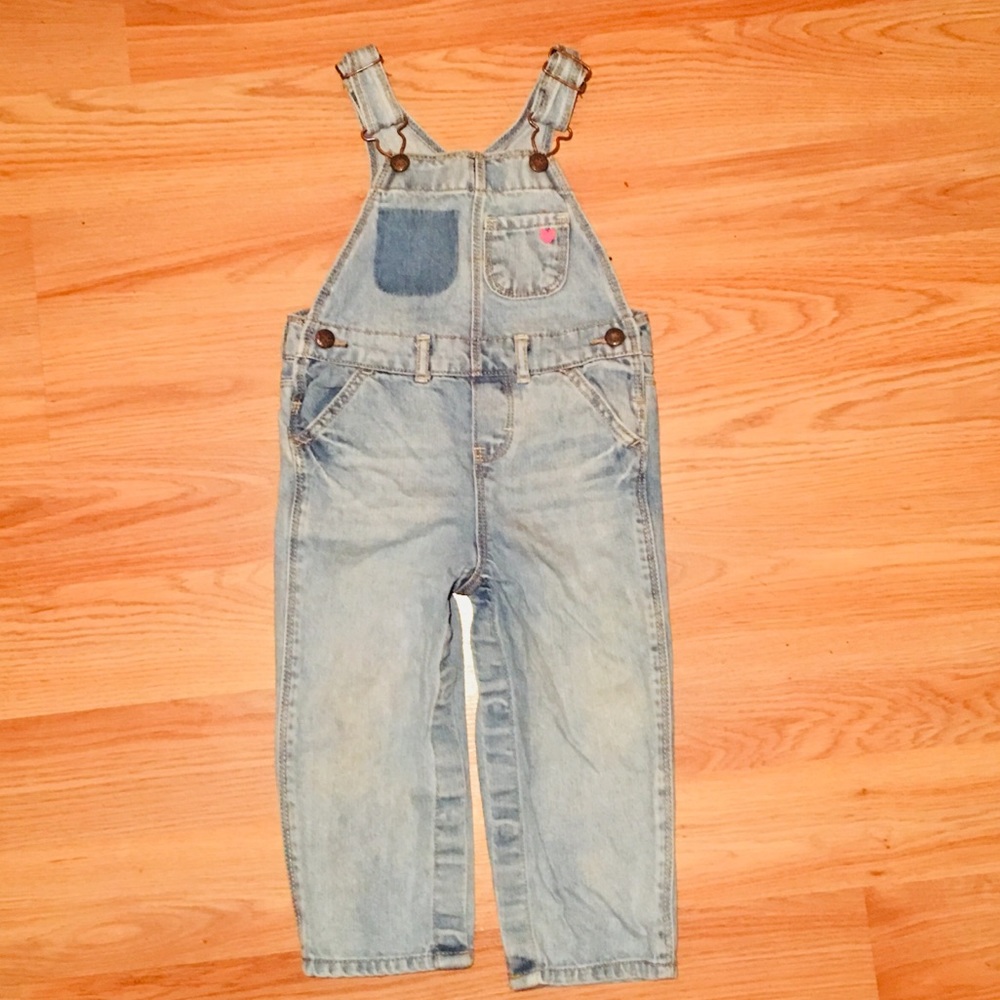 Oshkosh B’Gosh Removed Pocket Denim Overalls